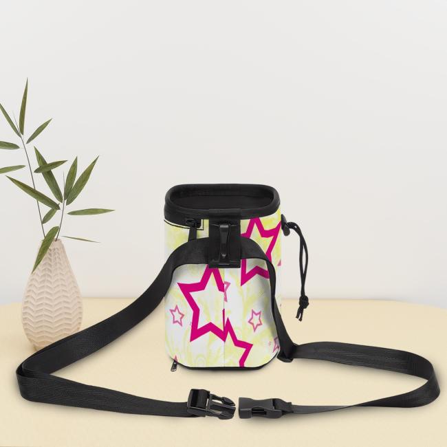 Preview: NomNom Bag Bärbel - Leckerchenbeutel, Leckerli, Futterbeutel, bunt, Oxfordstoff, Mix, Mischling, SOKA, Listenhund, Bullterrier, Bulli